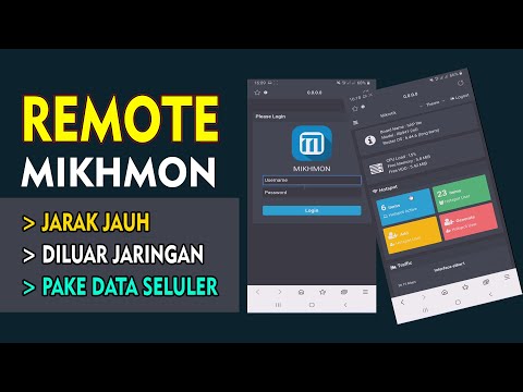 Cara meremote mikhmon jarak jauh di luar jaringan menggunakan data seluler gratis