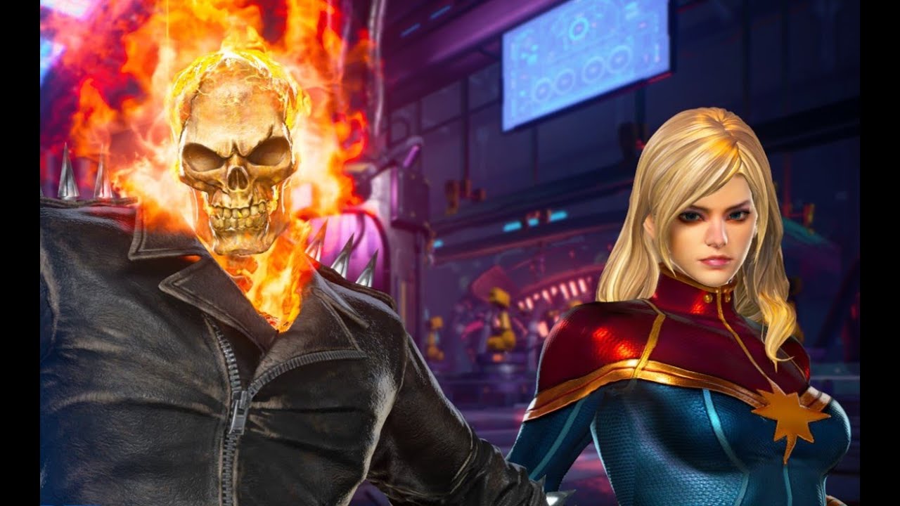 Captain Marvel & Ghost Rider team up -Marvel VS Capcom Infinite- - YouTube