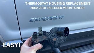 How to Replace a Thermostat Housing - 2002-2010 Explorer Mountaineer 4.0L V6