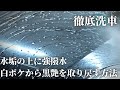 【無料洗車】洗車傷とこびりついた水垢の上から強撥水している塗装を蘇生する方法
