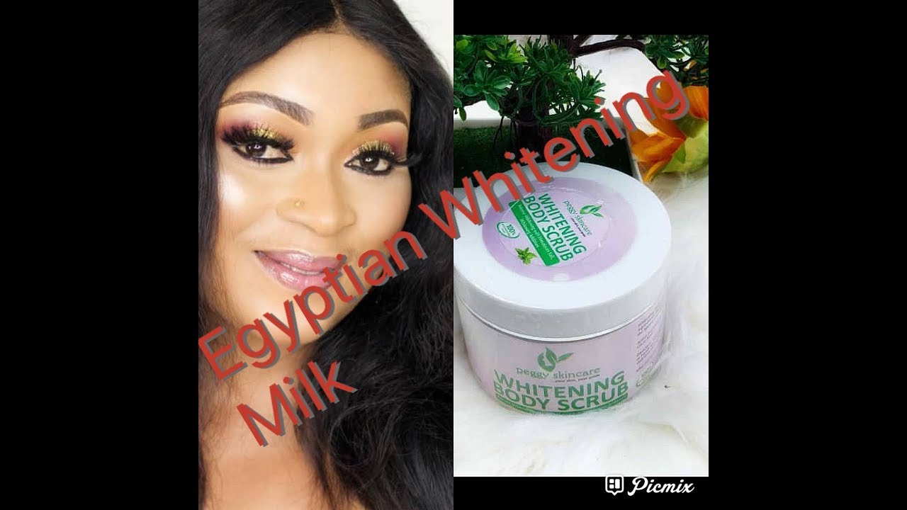 How To Make Egyptian Whitening Body Milk For Skin Lightening/DIY 7 Days