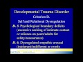 Update on Complex PTSD and Developmental Trauma Disorder for Clinicians and Researchers