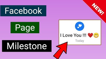 Facebook Page Milestone | FB Page me relationship status ke jaisa post kaise banaye | tech moment |