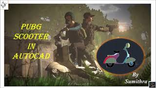 PUBG scooter in AUTOCAD. screenshot 5