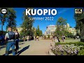 Kuopio city summer walk 2022  finlands secondmost densely populated city