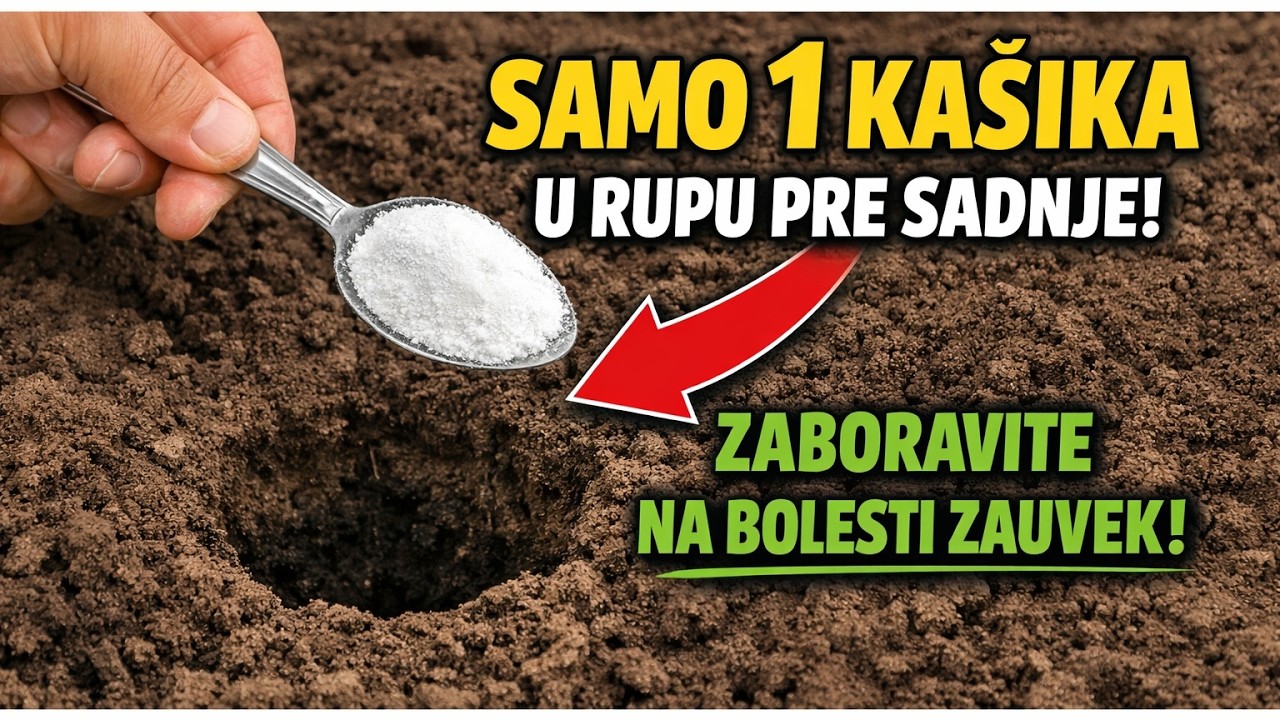 SAMO 1 KAŠIKA U RUPU PRE SADNJE: Zaboravite na plamenjaču i kladosporiozu zauvek!
