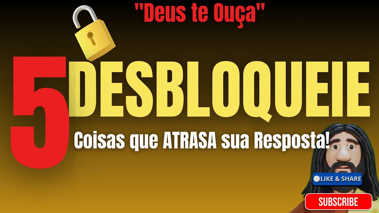 Desbloqueie Seu Poder de Oração / 5 COISAS QUE BLOQUEIAM SUA ORAÇÃO ...