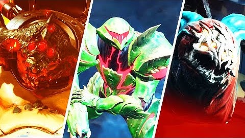 METROID DREAD All Major Boss Fights & Ending (Nintendo Switch) 1080p HD