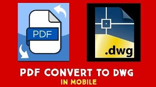 How to convert PDF to DWG file in android phone 2021 || pdf to dwg converter apk in mobile screenshot 5
