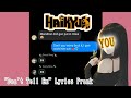 🙊💫💞 Haikyuu Text || "Don't Tell Em" Lyric Prank || Feat. Y/N 💞💫🙊