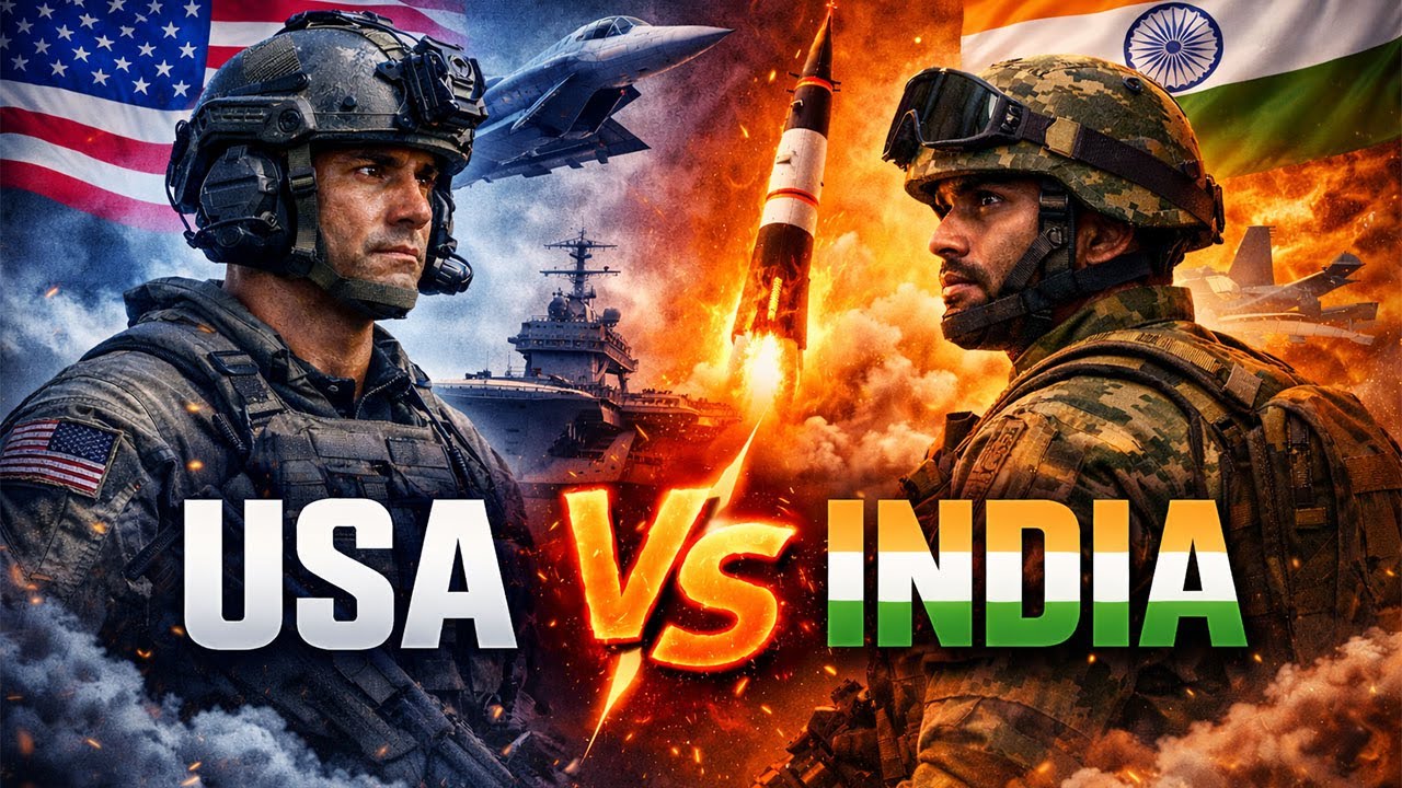 USA vs India Military Power 2026 | Superpower vs Rising Power - YouTube