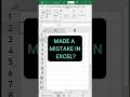 Fix Mistakes Fast in Excel: Undo &amp; Redo