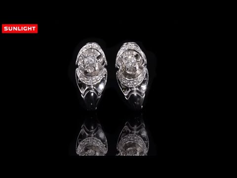 Белое золото | Бриллианты Якутии | Невероятные серьги | Каталог Санлайт!