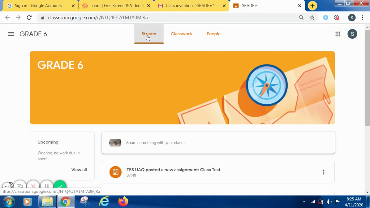 Go to google classroom as per your timetable - YouTube