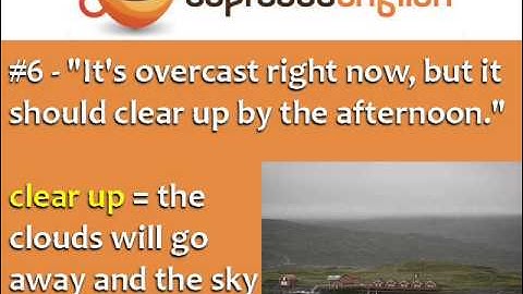 English Phrases about the Weather: English Speaking Lesson