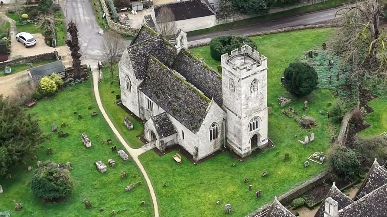 Asthall Manor & St Nicholas Church, Oxfordshire