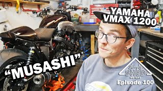 MUSASHI Yamaha V-Max 1200 - Shoogly Shed Motors EPISODE 100! 