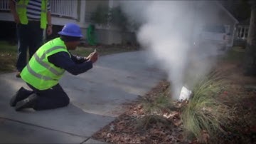 Sewer system smoke testing
