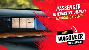 2022 Wagoneer Series III 4x4 Passenger Interactive Display
