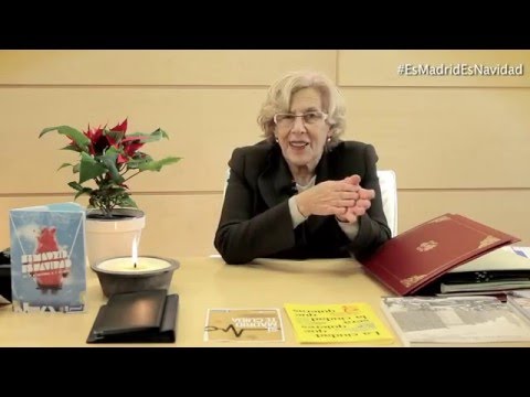 Felicitación navideña 2015 de la Alcaldesa de Madrid Manuela Carmena