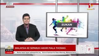 Malaysia ke separuh akhir Piala Thomas