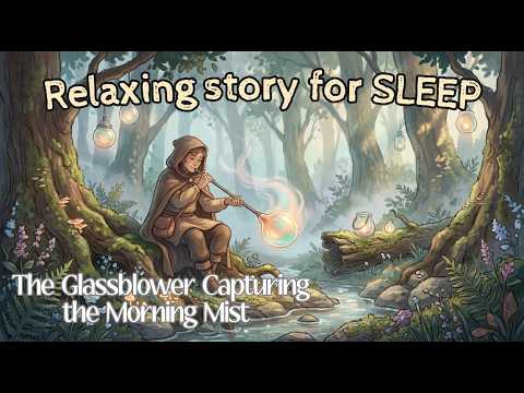 RELAXING story for sleep 🌧️ 💤 | The Glassblower Capturing the Morning Mist 🌅 | Sleepy Tales