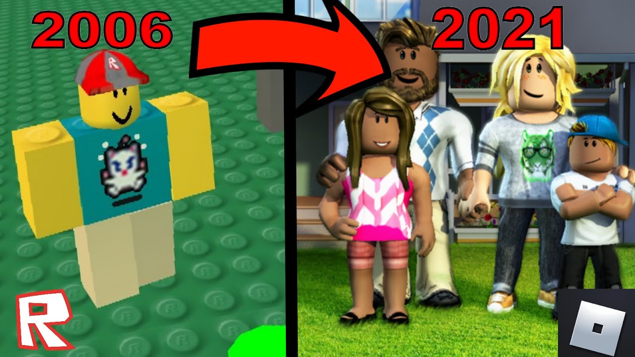 Roblox Gameplay Evolution 2006 2021 Youtube - google roblox 2006 2021 game