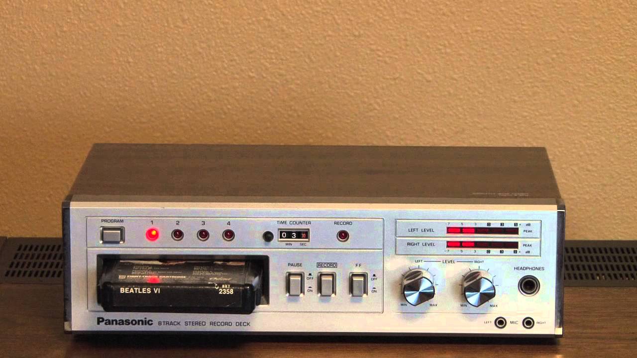 Panasonic RS856 Stereo 8 Track Tape Deck for sale on eBay 5/18/15