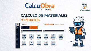 CALCULADORA DE MATERIALES - CALCUOBRA |DOSIFICACION Y PEDIDOS DE MATERIALES DE OBRA screenshot 1