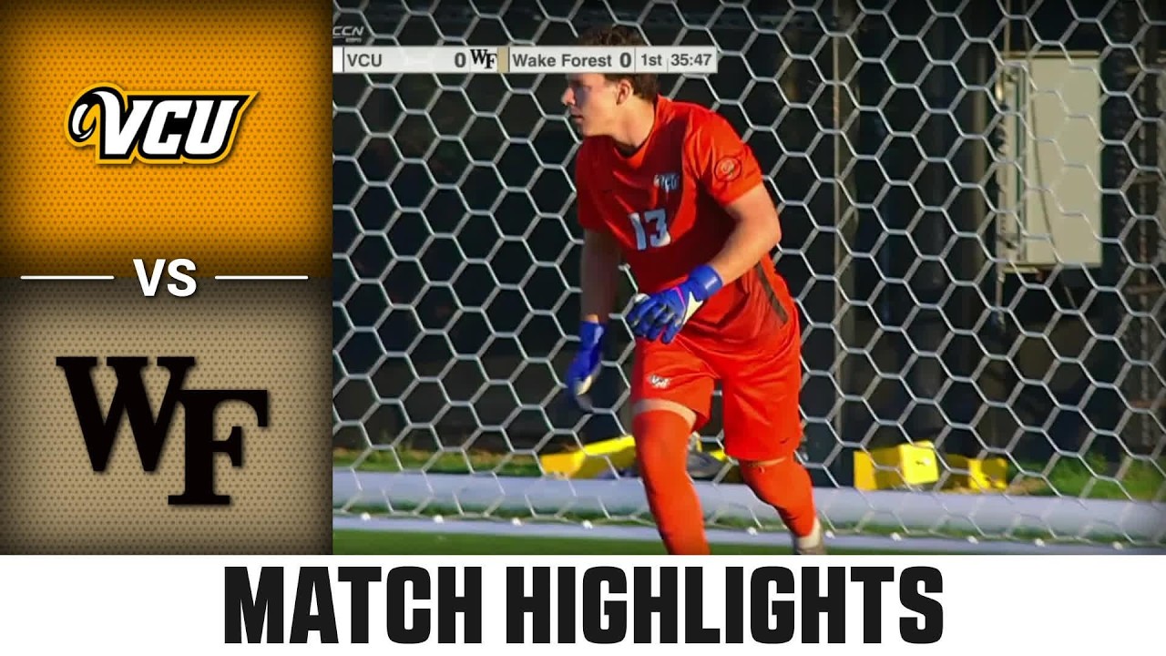 Wake Forest vs. VCU Match Highlights | 2026 ACC Men's Soccer