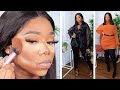 3-In-1 GRWM: Neutral Makeup, Hair, Outfits ( Juvia's Place, UNice, Fashion Nova, Shein) | Chev B.