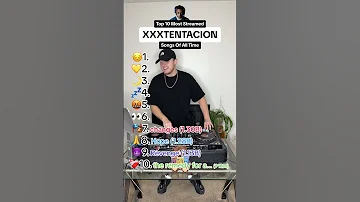THE MOST STREAMED XXXTENTACION SONGS OF ALL TIME XXXTENTACION S Most Popular Songs On Spotify 