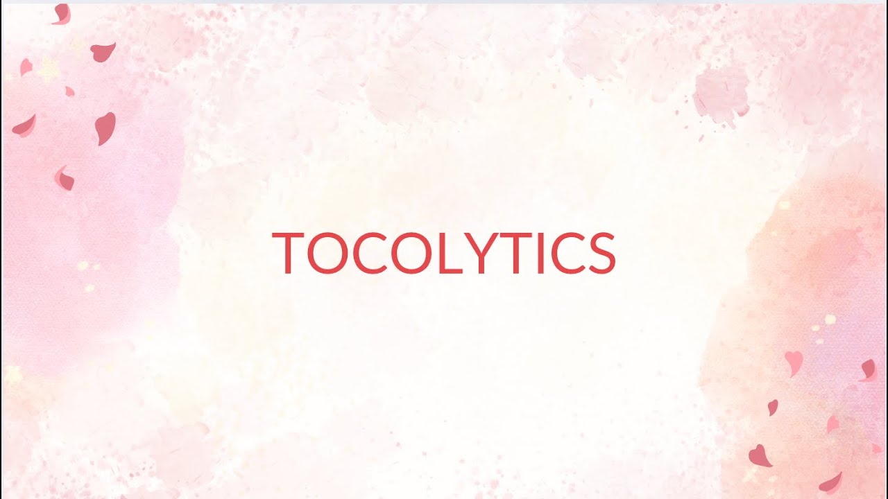Tocolytics