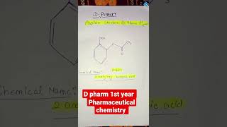 D pharm 1st year pharmaceutical chemistry nasids #aspirin #dpharma1styear #viralvideo #shortfeed