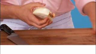 Real Simple How To: Peel and Chop an Onion