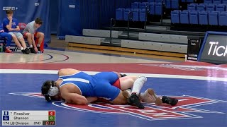 174lbs Matt Finesilver (Duke) maj dec Colin Shannon (American U)
