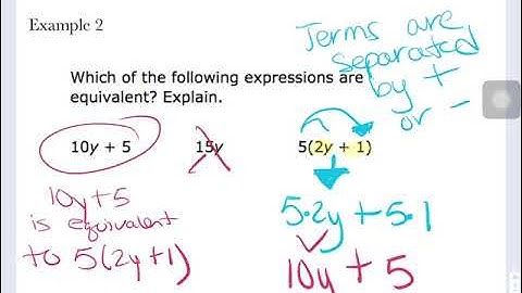 Equivalent Expressions (Lesson 3.6)