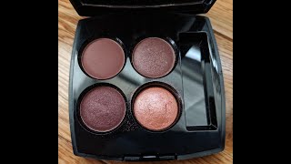 Chanel 354 -Warm Memories Eye Shadow Quad - First demo and review