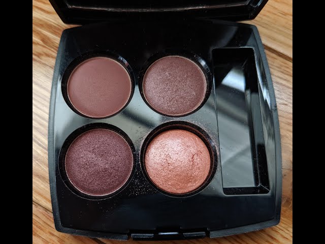 Chanel 354 -Warm Memories Eye Shadow Quad - First demo and review