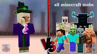 WITCH vs ALL MOBS - Minecraft Mob Battle