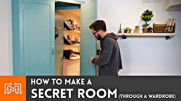 How to Make a Secret Room (Through a Wardrobe) | I Like To Make Stuff