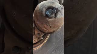 🚨 Leaking Disc Brake Chamber Replacement | Road Service Repair 🚛🔧 #dieselmechanic #brakesystem