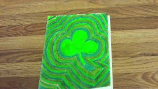 Handmade Shamrock Card For Saint Patrick's Day