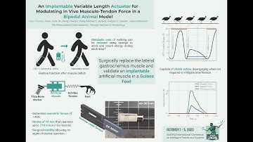 Presentation of the Implanted Artificial Muscle at IROS 2023