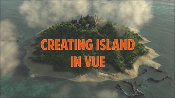 Creating island in Vue texturing terrain 2. How to create Epic Landscapes in Vue.