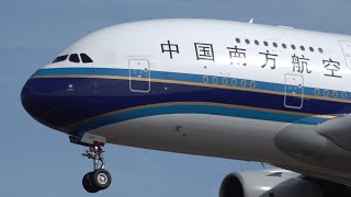 China Southern Airlines 中国南方航空Airbus A380 B-6137 Landing at