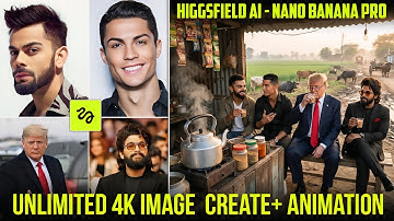 Nano Banana Pro Higgsfield AI - Ultra Realistic 4K Images Tutorial | Best AI Image Editing Tool