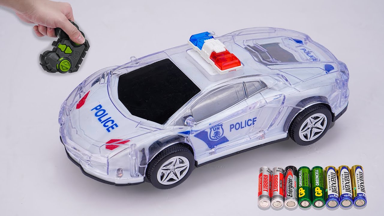 Unboxing RC Dickie Police Car, RC Capable Robot, RC Hyper Leopard King Stunt Car 2.4Ghz