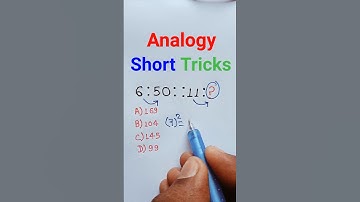 RRB NTPC Previous Year Question Paper  | Number Analogy Reasoning Tricks #shorts #ytshorts