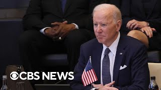 U.S. announces new Russian sanctions, plans to take in 100,000 Ukrainians displaced by war